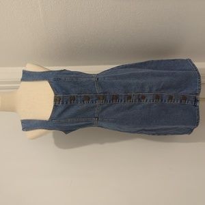 NWT Urban Outfitters Denim Sweetheart Button Up Dress